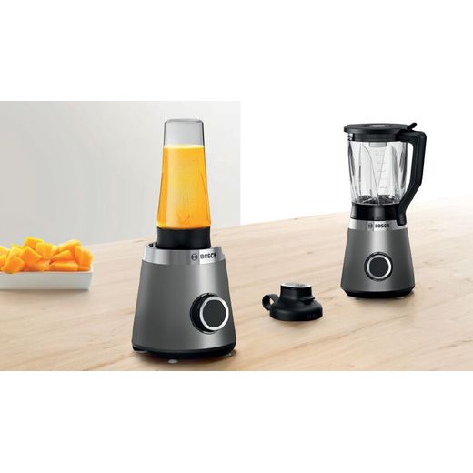 Bosch Serie 4 VitaPower MMB6174SG 0.6 Litre Blender with 2 Accessories - Silver